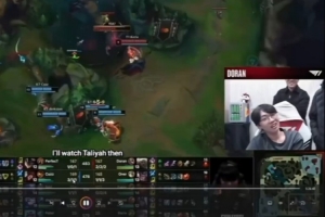Doran给Faker看自己狼母高光时刻：李哥鼓掌夸他，开心坏了