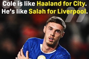 马雷斯卡谈帕尔默重要性：就像哈兰德之于曼城，萨拉赫之于利物浦