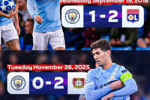 0比2不敌药厂，曼城7年主场欧冠小组赛或联赛阶段不败纪录终结