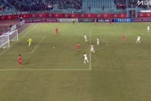 河内门将2回合送3个，本场卡里乌斯附体，国安仍被淘汰出局