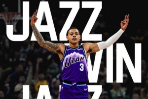 强势反弹！爵士赢球海报封面人物乔治 上场0分8失误本场砍28+8