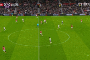 关键封堵！万-比萨卡倒三角传中 马特乌斯弧顶推射被卡塞米罗挡出