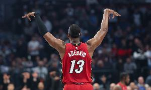 阿德巴约：我出道于防守 但得分能排热火队史前三很不可思议