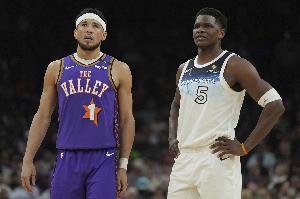 今日森林狼迎战太阳 布克缺席&狄龙出战成疑 爱德华兹出战成疑