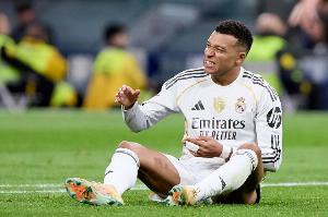 无缘战曼城！塞尔：姆巴佩因腿部不适，将缺席欧冠对曼城的比赛