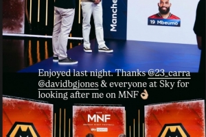 养伤期间找到“兼职”！热刺中场麦迪逊担任曼联客战狼队解说嘉宾