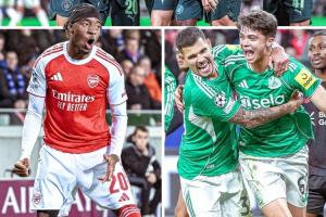 最低排13名！英超6队欧冠排名：阿森纳第1曼城第4，4队扎堆9-13名