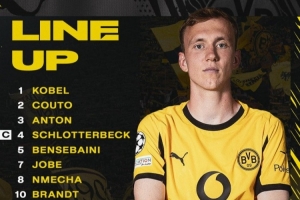 多特官方：萨比策因肌肉拉伤缺席今天对阵博德闪耀的欧冠比赛