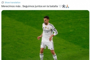 塞巴略斯社媒：我们配得上更多，让我们继续并肩作战！