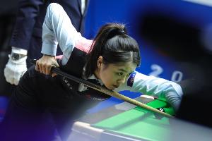 白雨露击败女子选手斯科特，晋级斯诺克单局限时赛64强