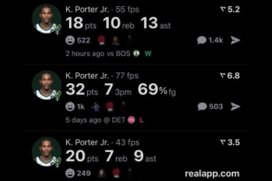 快船不要的！小波特近五场：四场20+两场30+ 第五场18+10+13三双