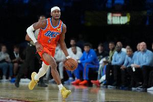 SGA谈73胜：我的目标是变得更强 若像这表现只会离那目标越来越远