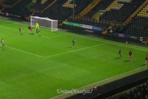 精彩的牛尾巴过人！曼联青训小将谢伊-莱西VS诺茨郡精彩个人集锦