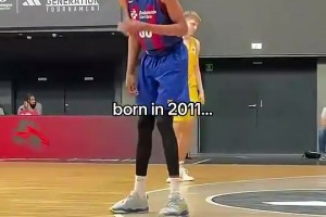 美媒：这是字母哥和文班亚马的结合体，身体条件真的很像！