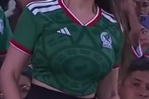 拉丁美女别有一番风情！墨西哥美女球迷惊艳入镜