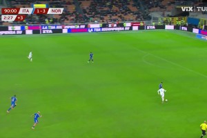 曼城连线！鲍勃送助攻，哈兰德凌空抽射破门反超意大利