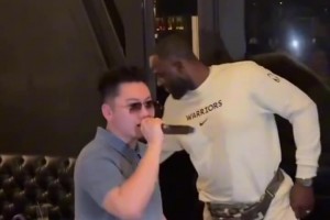 揽佬在追梦面前唱《大展宏图》，听得追梦一愣一愣的