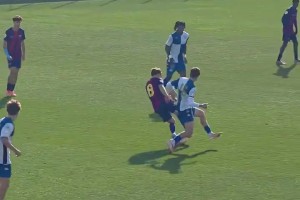 拉玛西亚的青训每个人脚下都有活儿~难怪加维基本功扎实