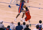 功亏一篑！麦科勒姆虚晃出机会但绝杀三分投到篮板侧沿...